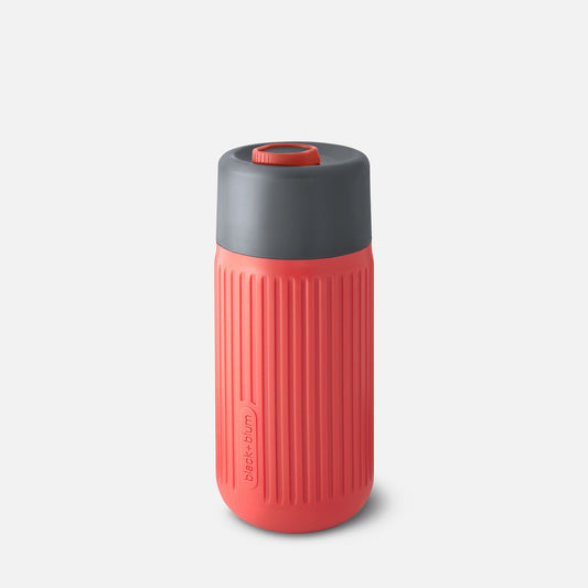 GLASS TRAVEL CUP - CORAL