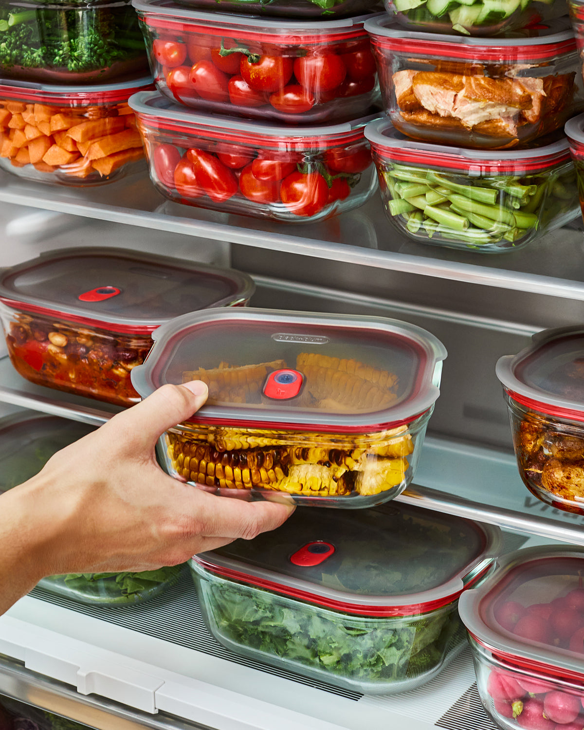 Black+Blum | Stack + Nest Glass Food Containers Set of 3 – Black+Blum EU