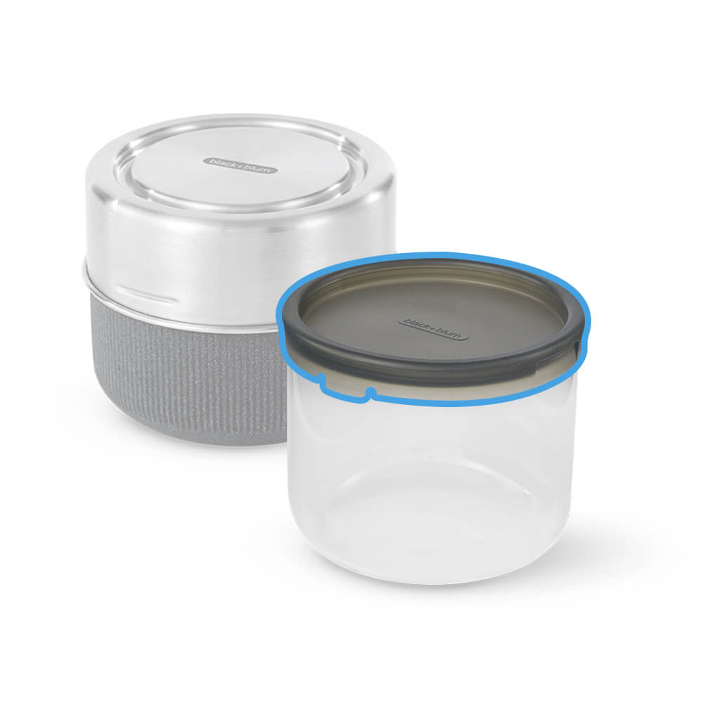 Silicone lid for the black and blum glass lunch pot large